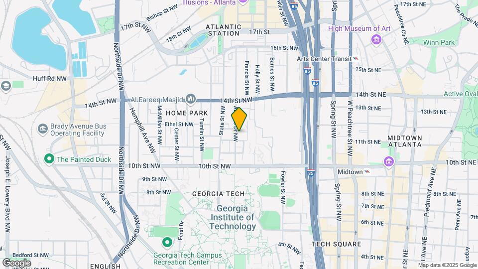 1065 Atlantic Dr NW, Unit A Map and Location Details