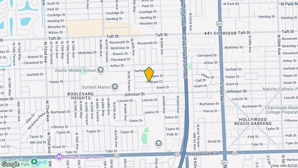 6510 Grant Ct Map and Location Details