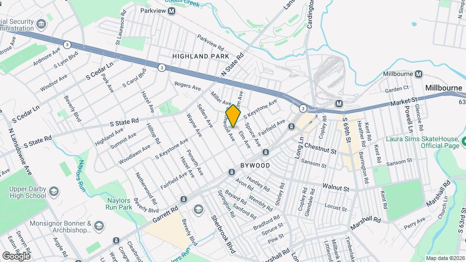 531 Larchwood Ave Map and Location Details