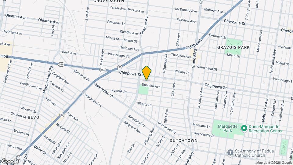 3827 Dunnica Ave Mapa y Detalles de la Ubicación