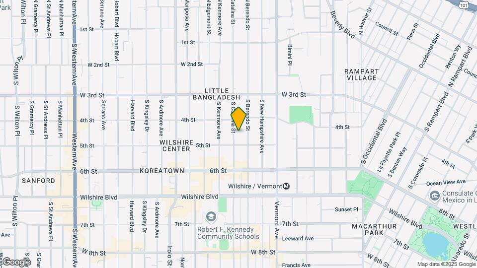 Wilshire Catalina Regency Mapa y Detalles de la Ubicación