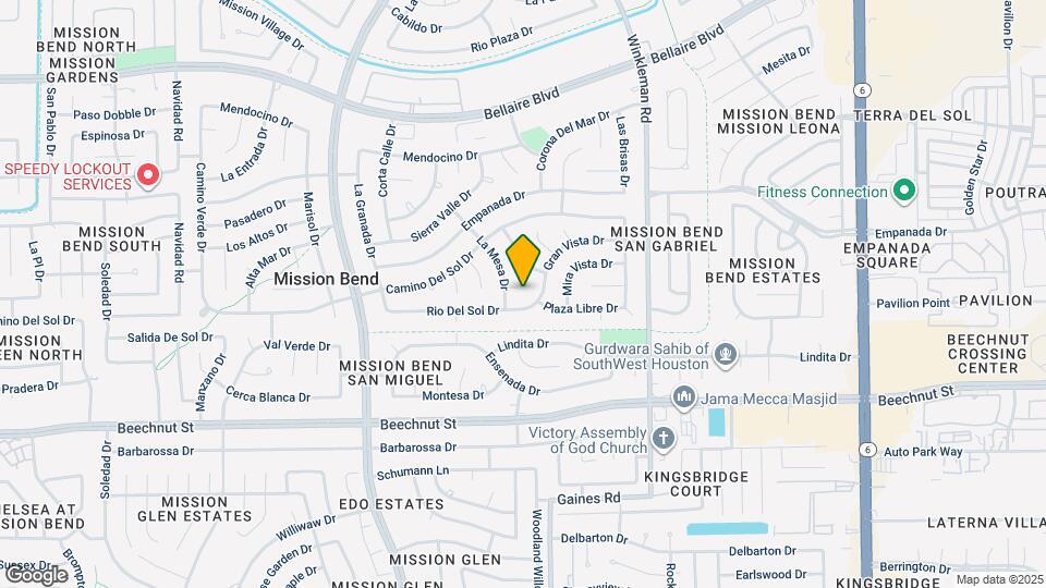 15407 La Loma Dr Map and Location Details