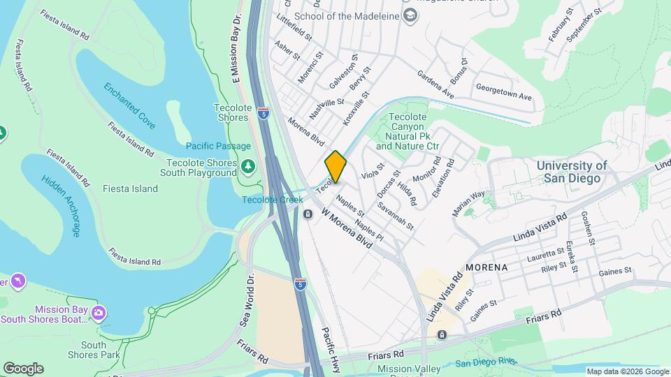 4885 Naples St Mapa y Detalles de la Ubicación