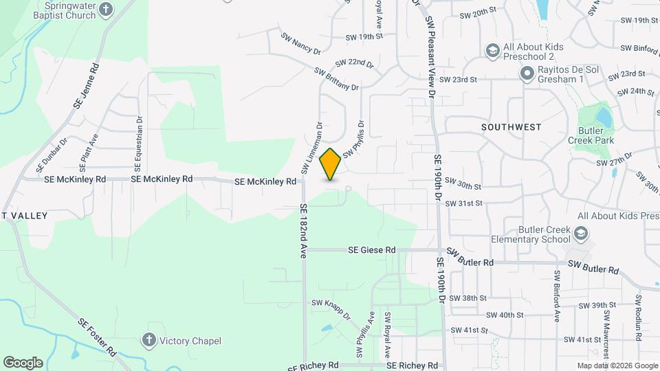 4055 SW McKinley St Mapa y Detalles de la Ubicación