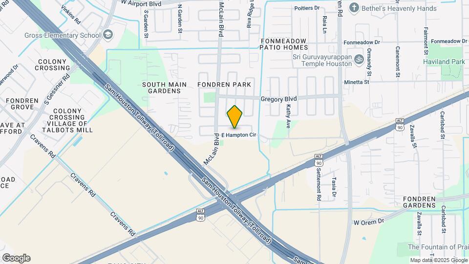 15322 E Hampton Cir Map and Location Details