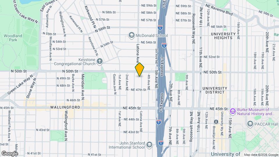 4739 Latona Ave NE Map and Location Details