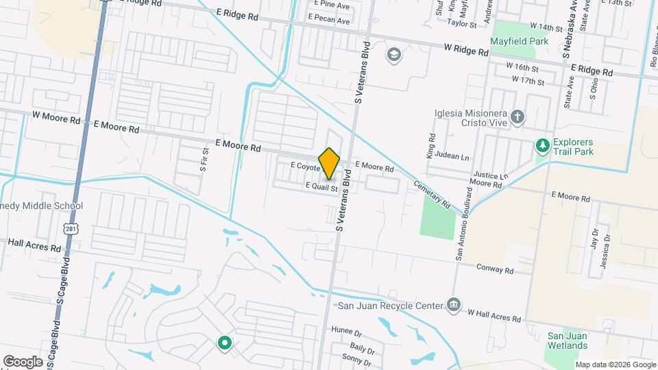 1806 S Linden St, Unit B Mapa y Detalles de la Ubicación