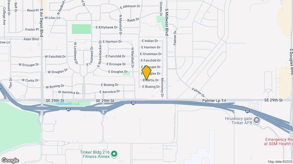 510 E Curtis Dr Map and Location Details