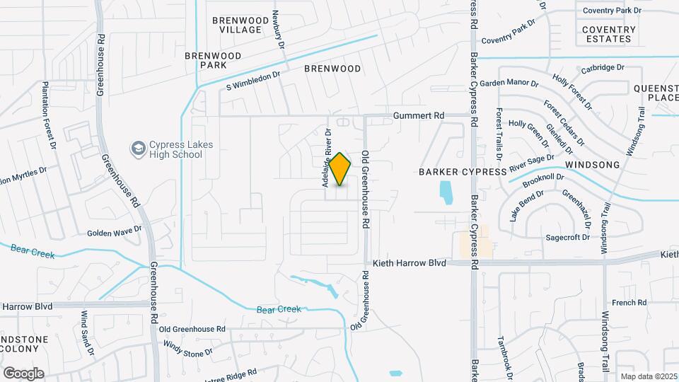 5610 Cobark Creek Trl Map and Location Details