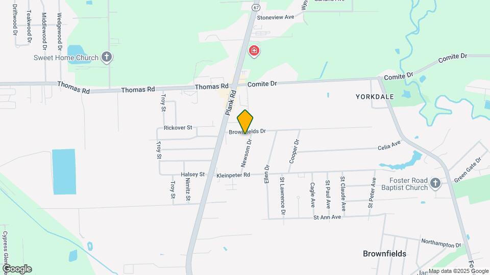 11933 Newsom Dr Map and Location Details