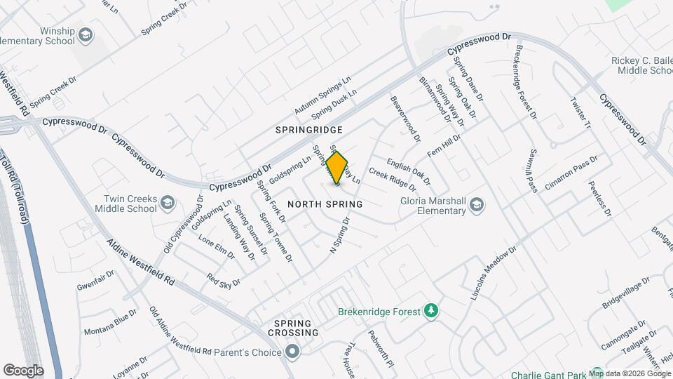 24023 Spring Mill Ln Mapa y Detalles de la Ubicación