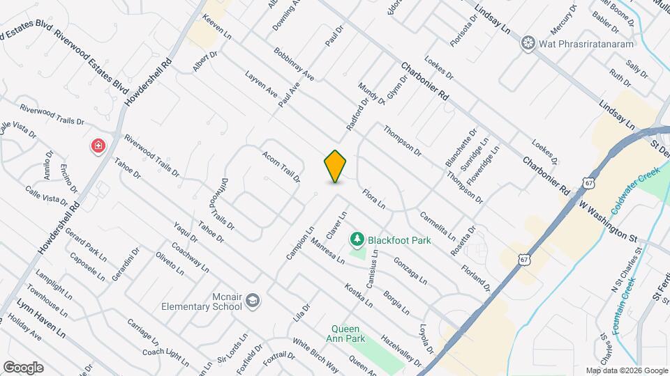 805 Campion Ln Map and Location Details