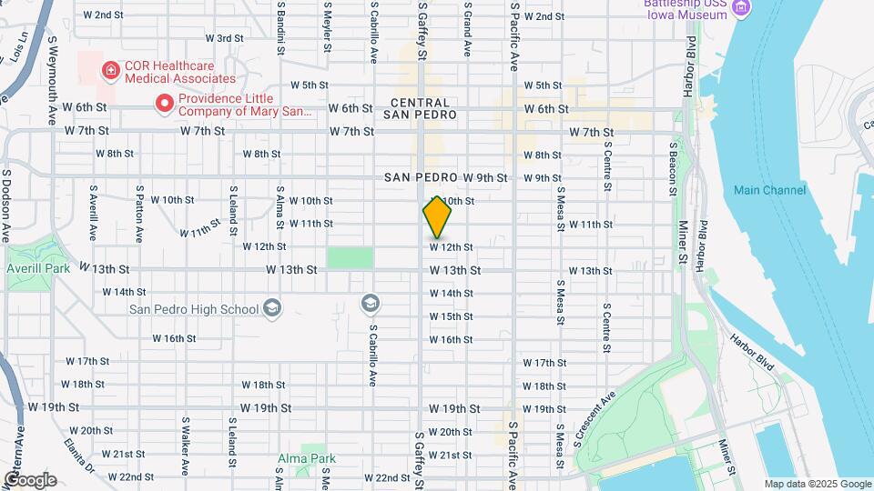 664 W 12th St Map and Location Details