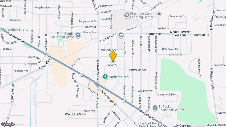 129 Idlewild St Map and Location Details