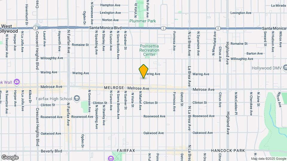 726 N Martel Ave Map and Location Details