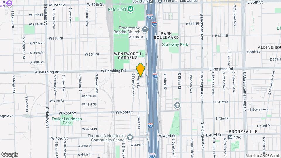 3931 S Wells St Map and Location Details