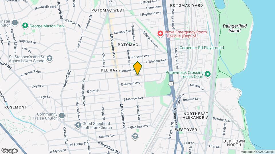 309 E Bellefonte Ave Map and Location Details