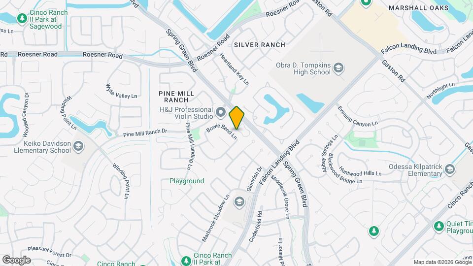 3927 Bowie Bend Ln Map and Location Details