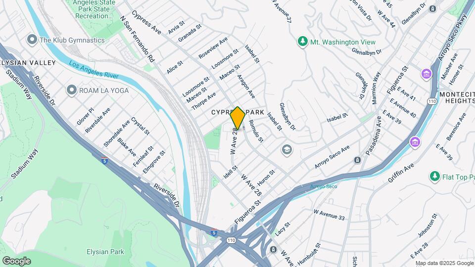 661 W Ave 28 Map and Location Details