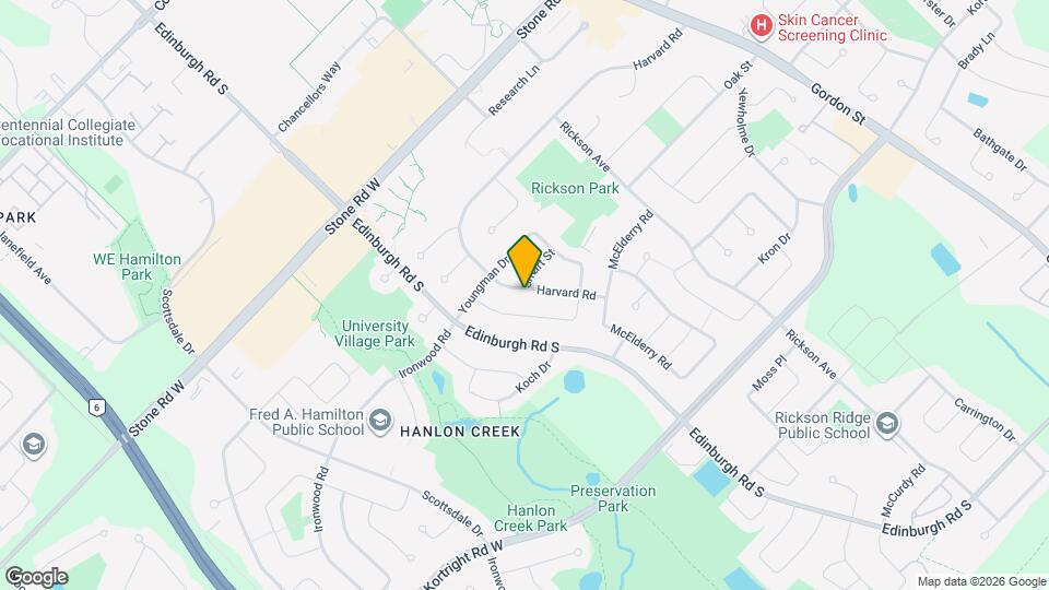 167 Harvard Rd Map and Location Details