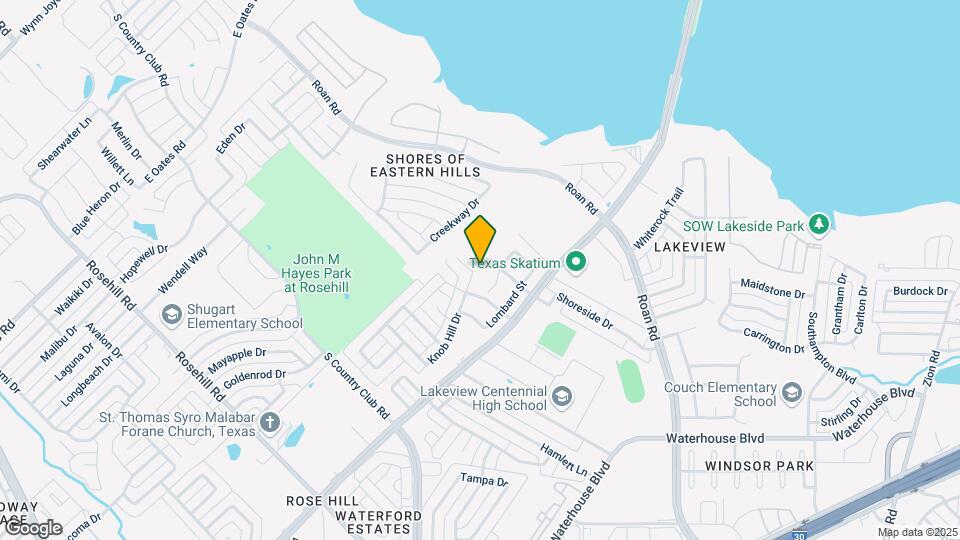 1818 Knob Hill Dr Map and Location Details
