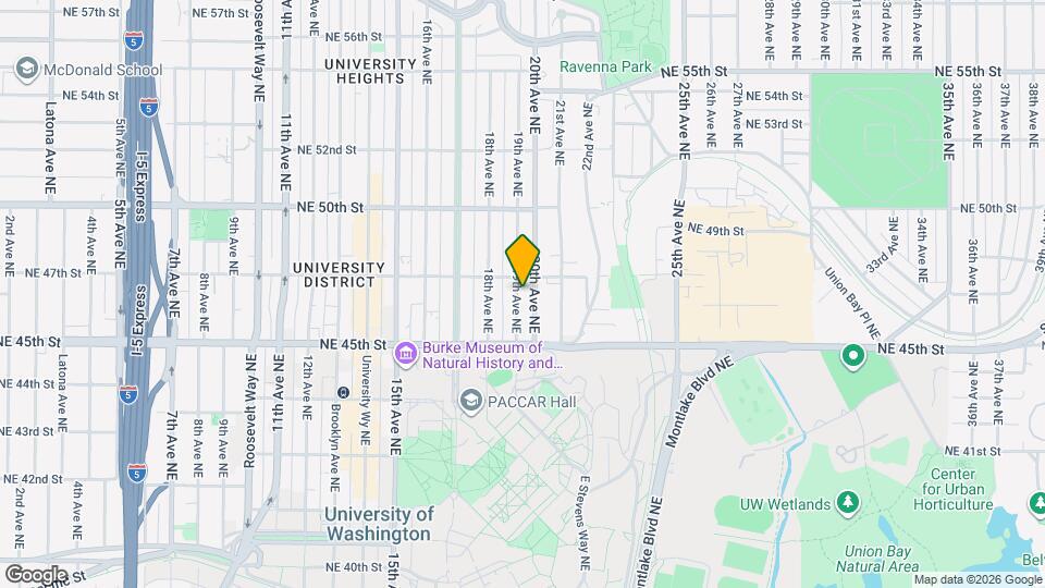 4546 19th Ave NE Mapa y Detalles de la Ubicación