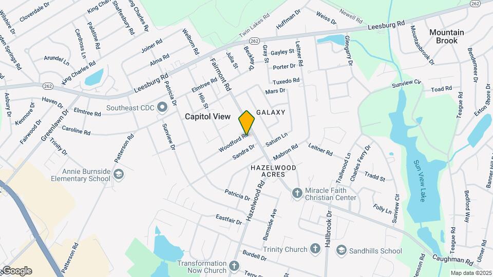 1744 Woodford Rd Map and Location Details