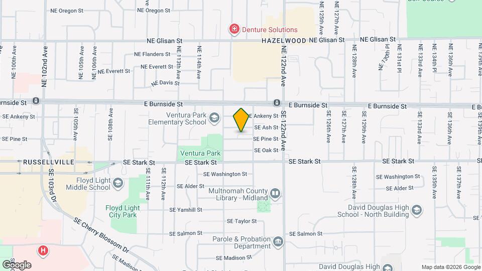 11825 SE Pine St, Unit 11825 Map and Location Details