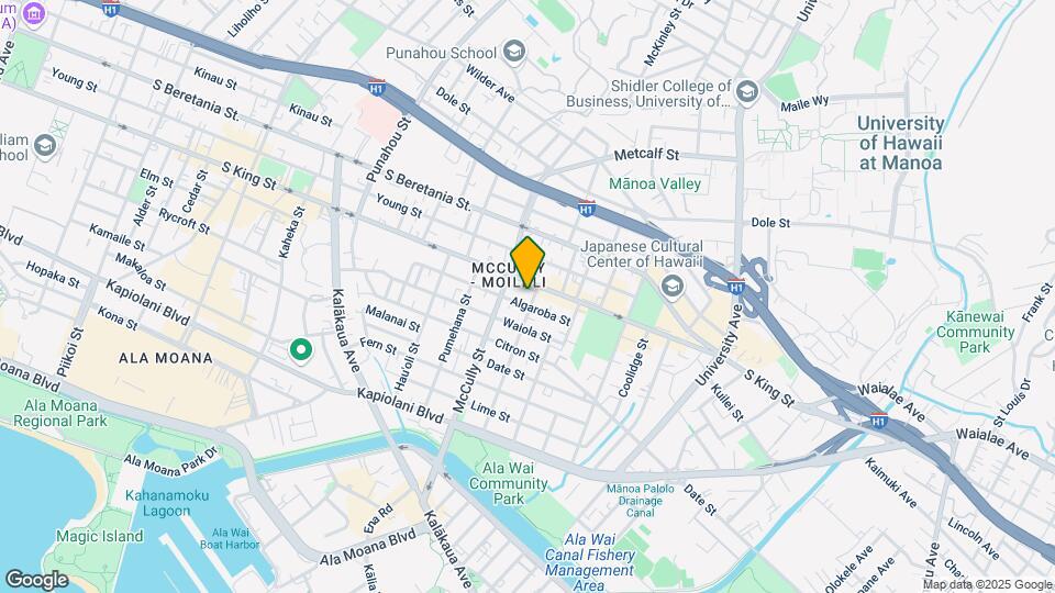 942 Wiliwili St Mapa y Detalles de la Ubicación