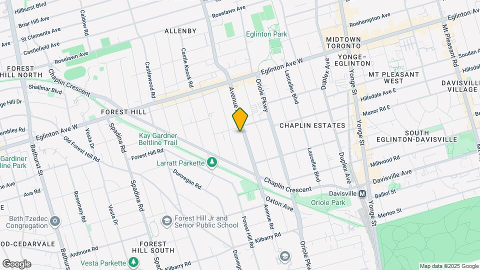 926 Avenue Rd Map and Location Details