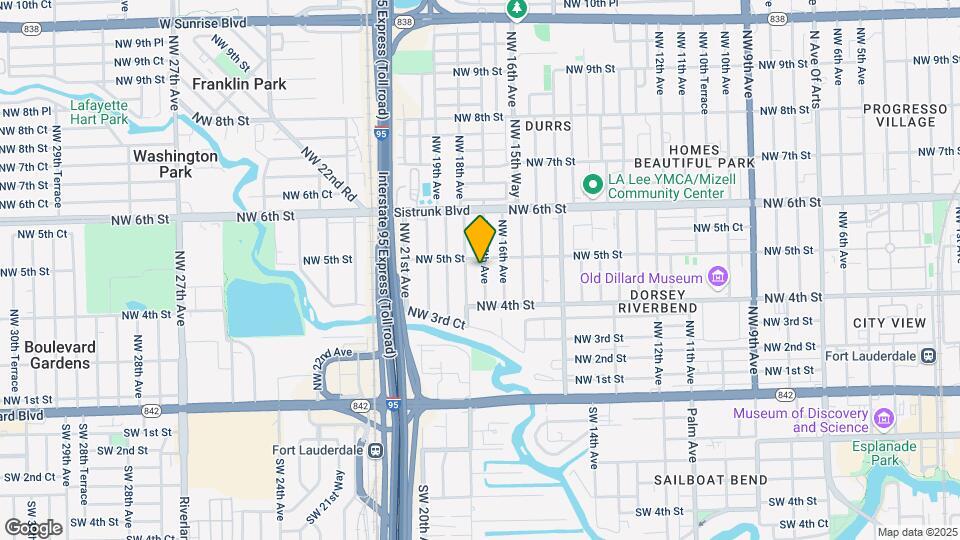 437 NW 17th Ave Map and Location Details