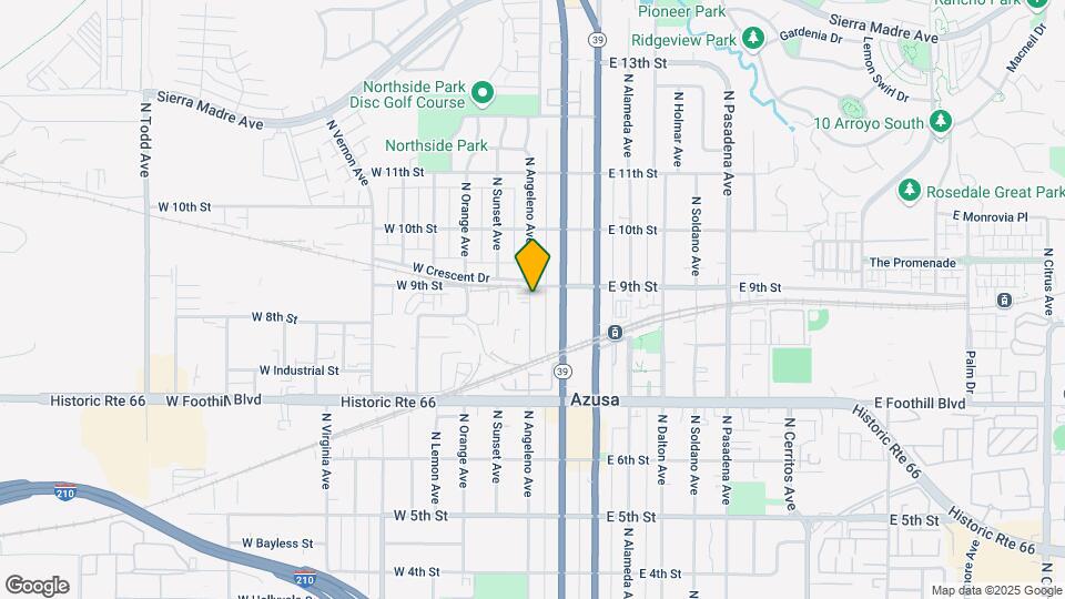 838 N Angeleno Ave-Unit -838 Map and Location Details