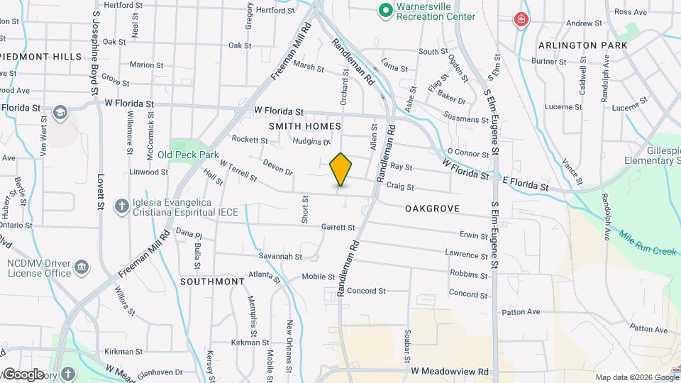 522 W Terrell St Map and Location Details