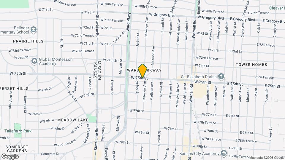 1005 W 75th St Map and Location Details