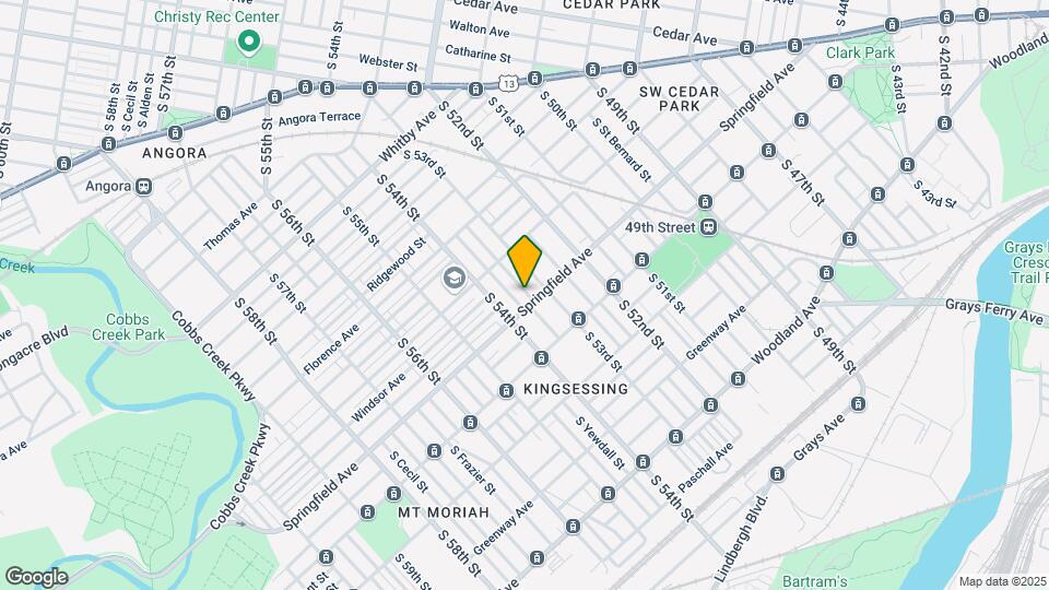 1254 S Peach St Map and Location Details