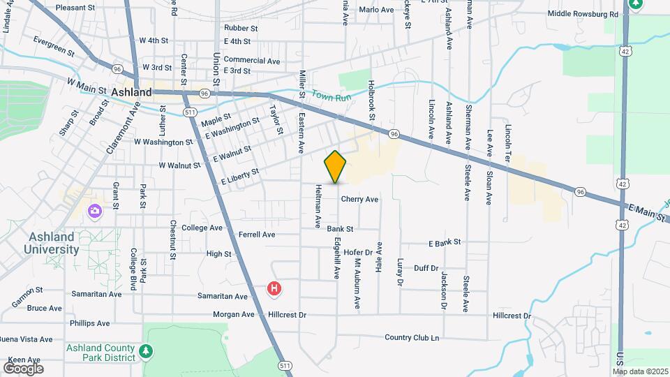 606 Edgehill Ave Map and Location Details