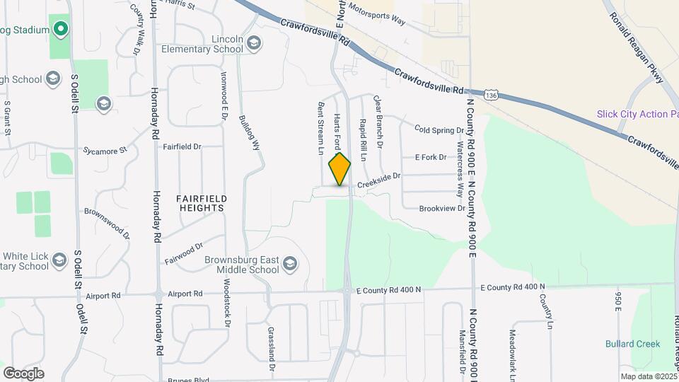 1475 Creekside Dr Map and Location Details