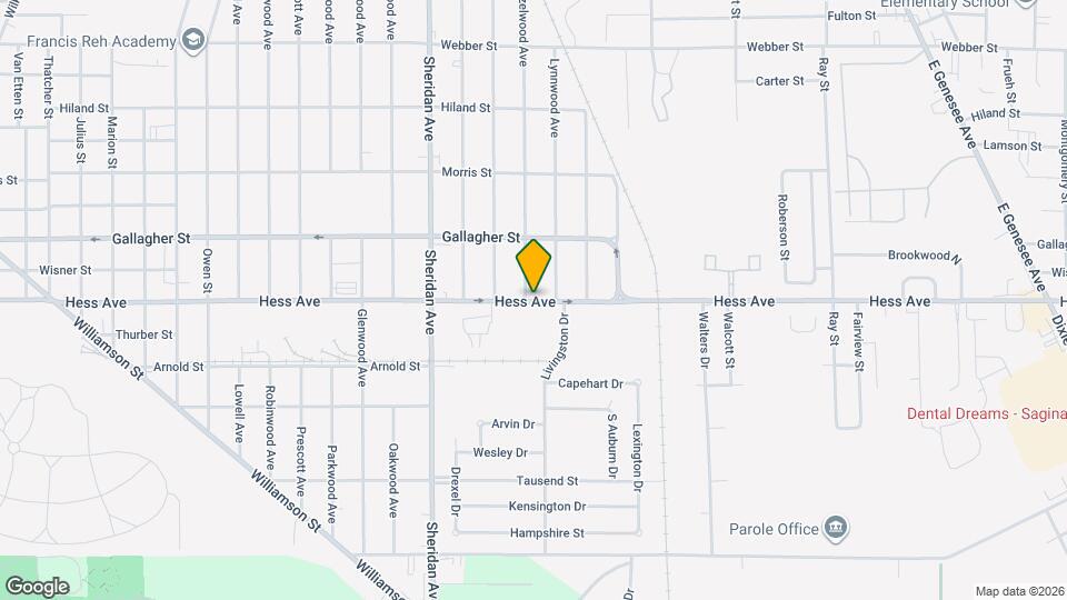 2617 Hess Ave Map and Location Details