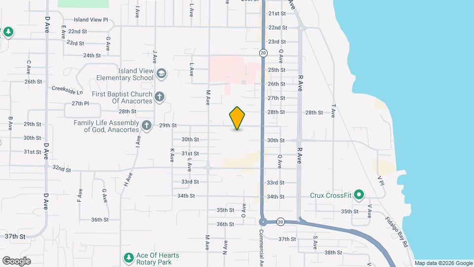 1109 29th St Map and Location Details