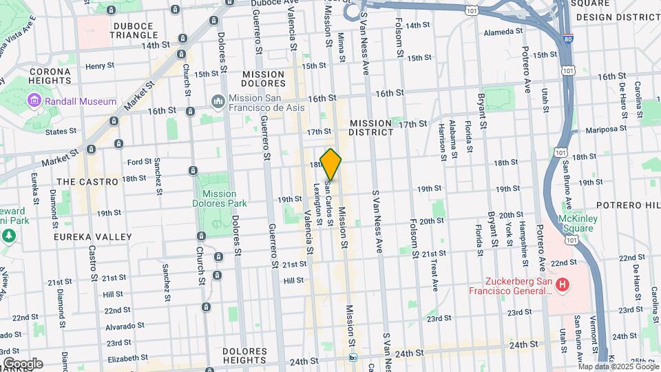 171-173 San Carlos St Mapa y Detalles de la Ubicación