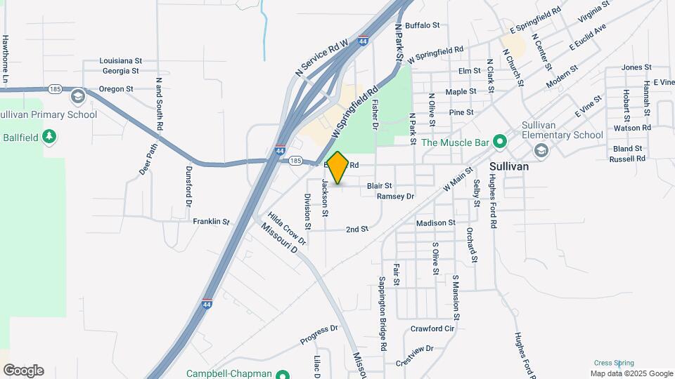 610 Blair St Map and Location Details