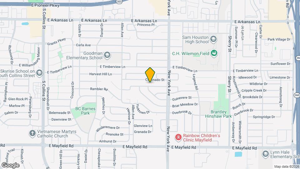 1803 Wickersham Dr Map and Location Details