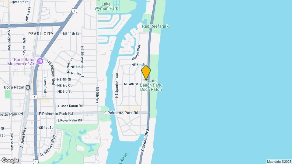 425 N Ocean Blvd Map and Location Details