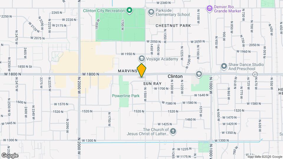 1532 W 1740 N Map and Location Details