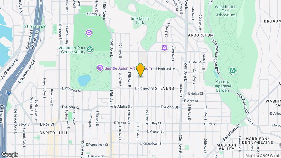 1130 18th Ave E Map and Location Details