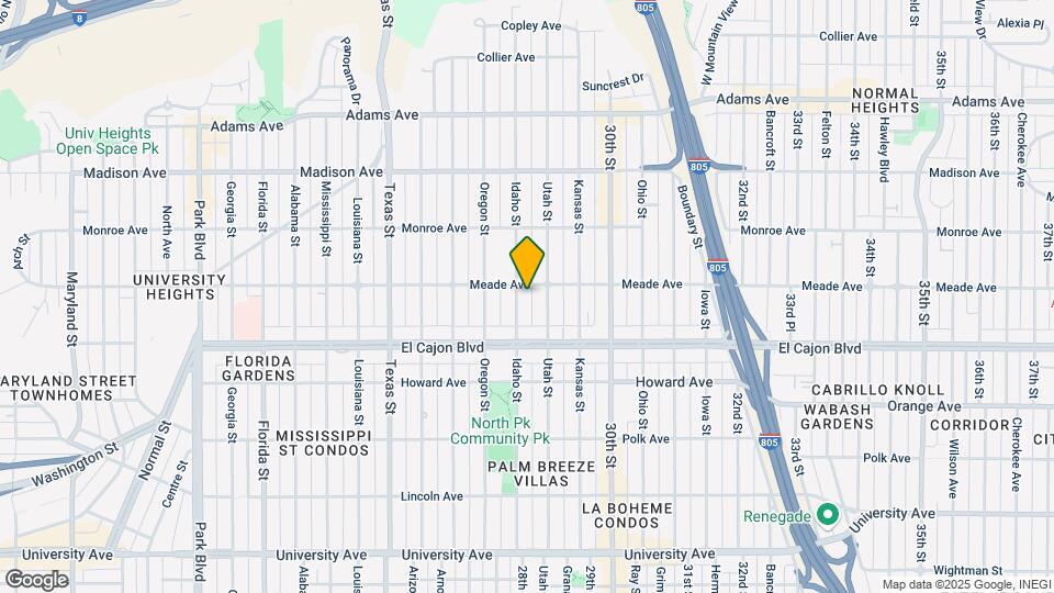 4383 Idaho St Map and Location Details