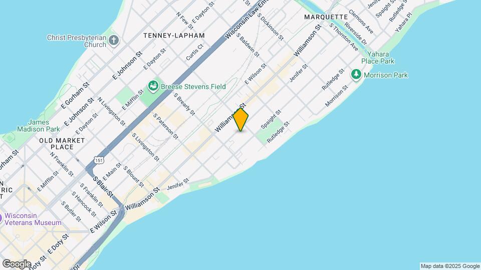 1037 Jenifer St, Unit #1 Map and Location Details