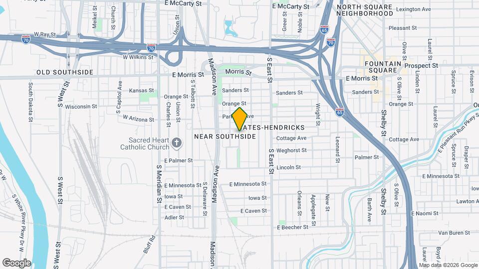 1409 S Alabama St Map and Location Details