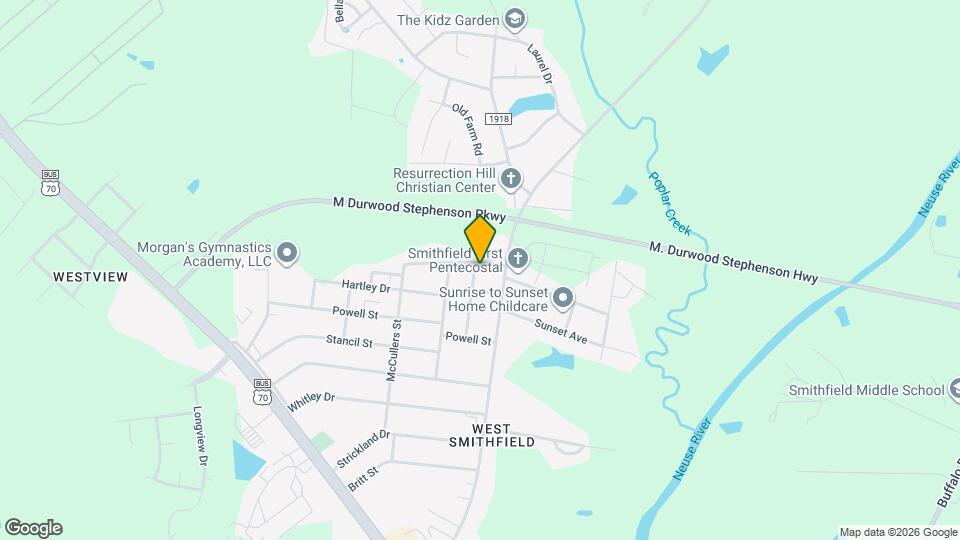 105 Shady Ln Dr Map and Location Details