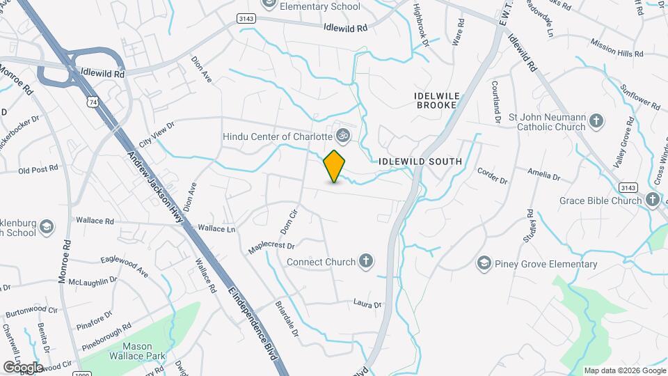 7703 E Lane Dr Map and Location Details